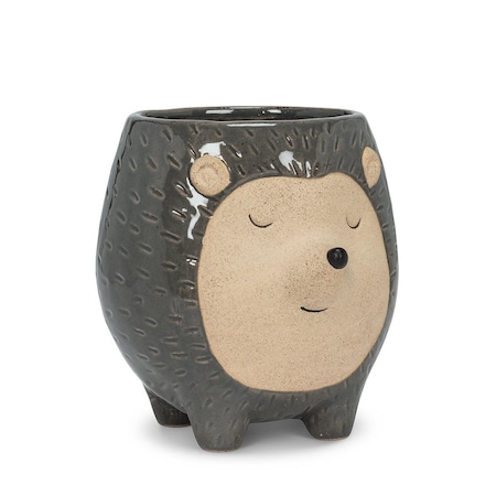 Abbott Collection 5 in. Tall Hedgehog Planter, Grey AB-27-CRITTER-187